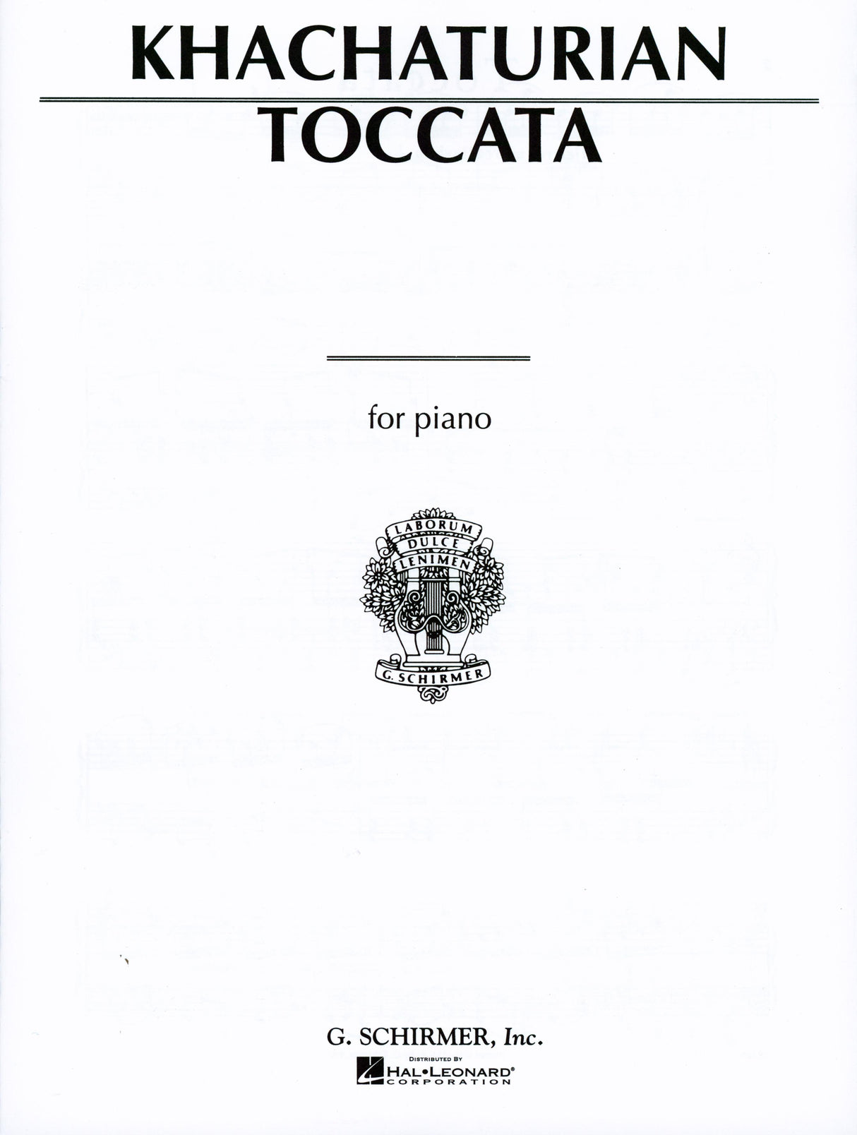 Khachaturian: Toccata