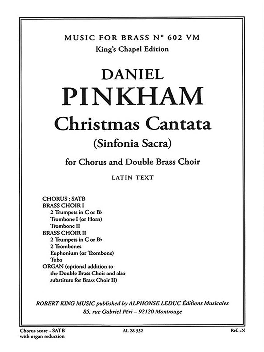 Pinkham: Christmas Cantata (Sinfonia Sacra)