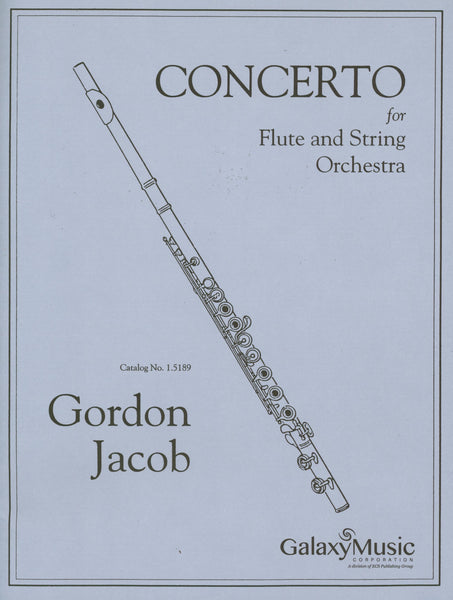 G. Jacob: Flute Concerto – Ficks Music