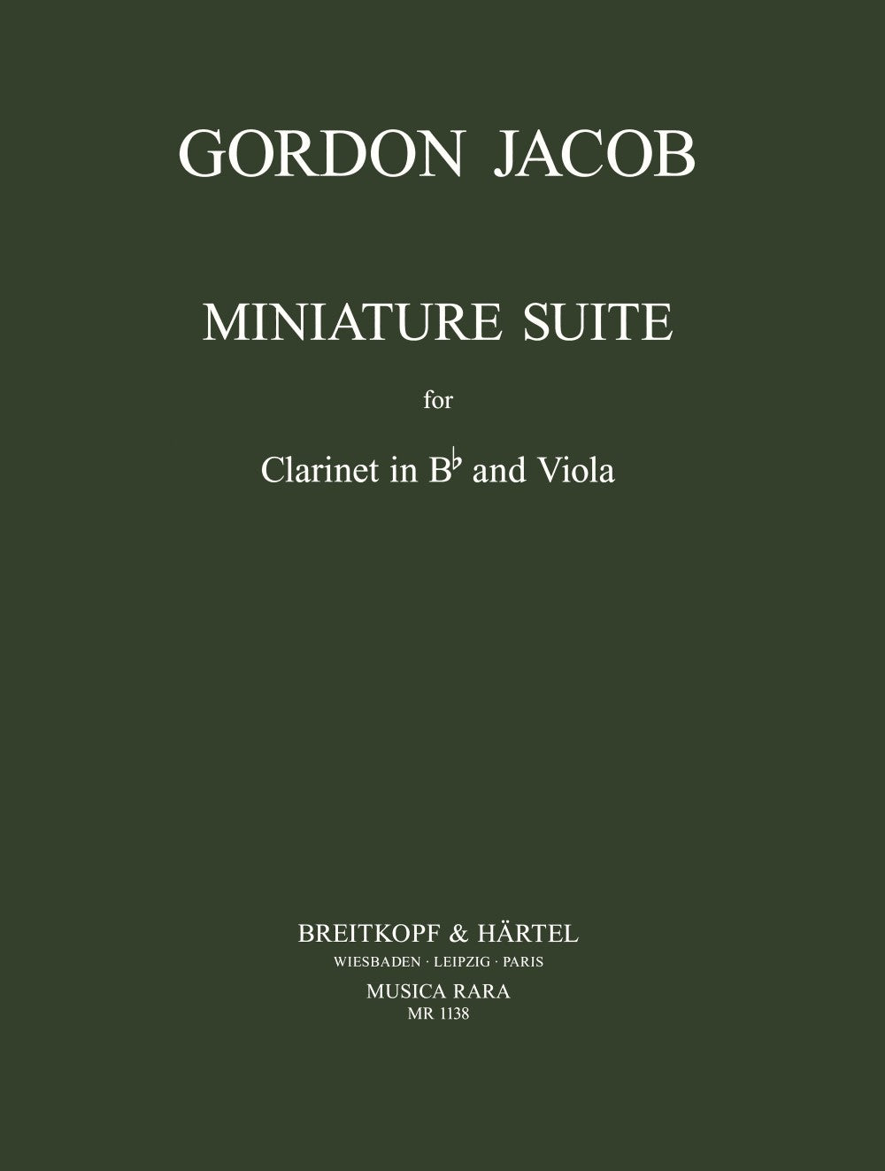Sheet music composed by Gordon Jacob (1895-1984) – Ficks Music