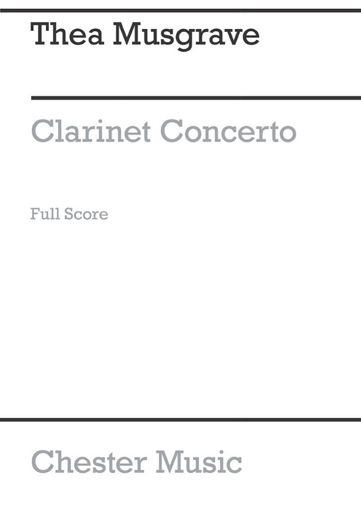 Musgrave: Clarinet Concerto