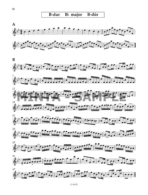 Key Exercises for Descant Recorder