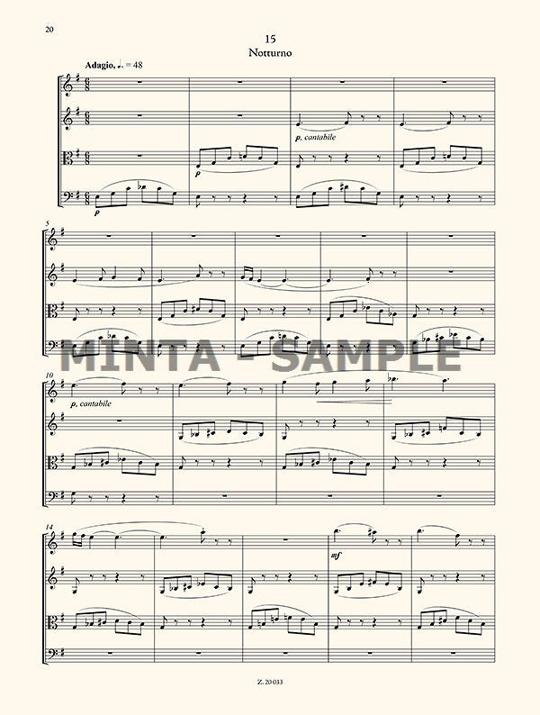The Microcosm of String Ensemble Music - Volume 3 (Advanced)
