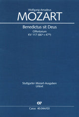 Mozart: Benedictus sit Deus, K. 117