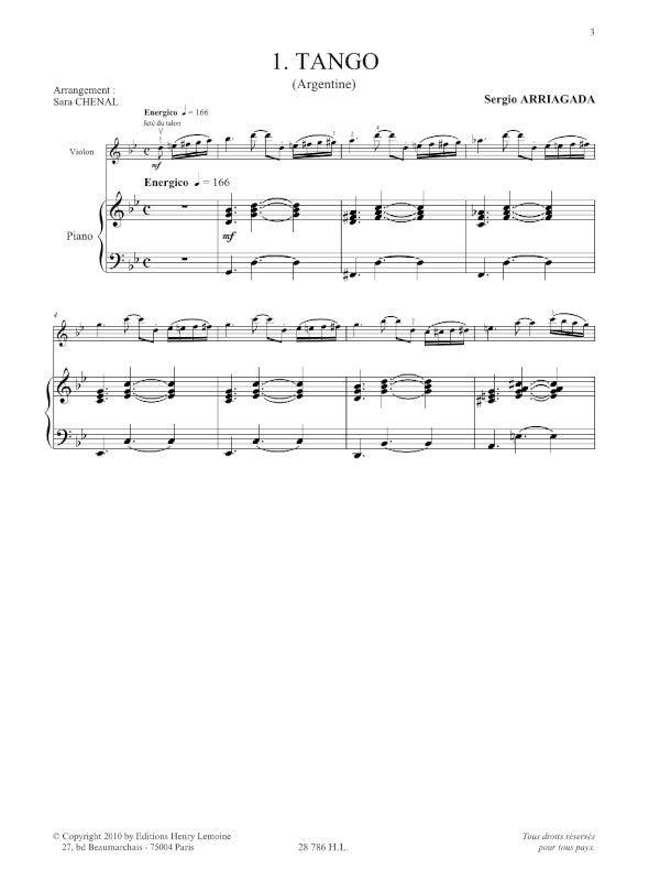 Arriagada: 5 Danses latino américaines