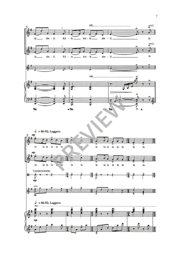 Whitacre: 5 Hebrew Love Songs (Version for SA Choir)
