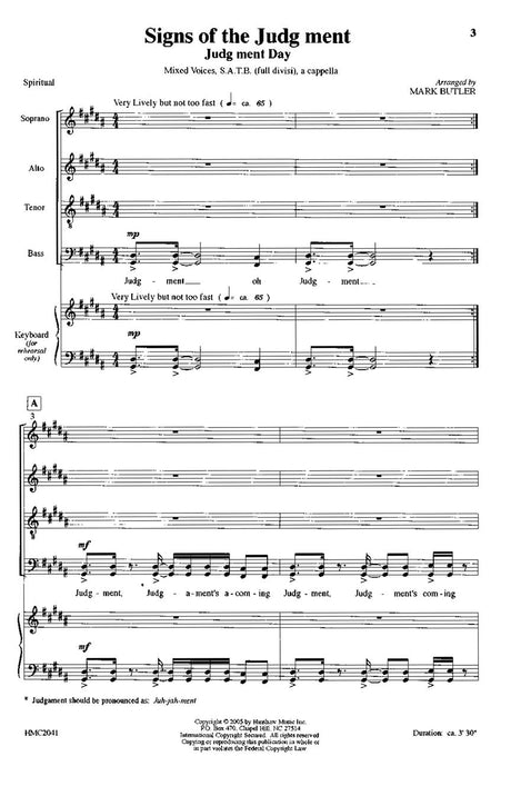 Signs of The Judgment (Judgment Day)