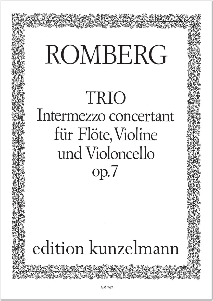 Romberg: Trio ("Intermezzo concertant"), Op. 7