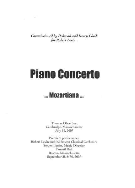 T.O. Lee: Piano Concerto, Op. 118
