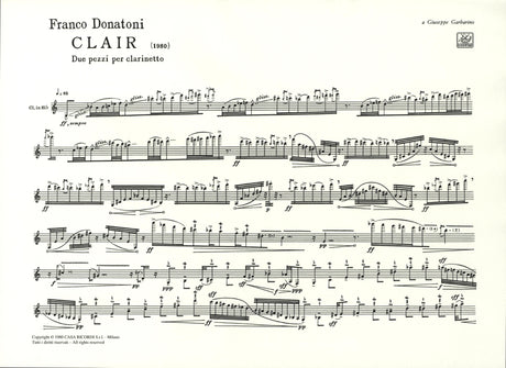 Donatoni: Clair