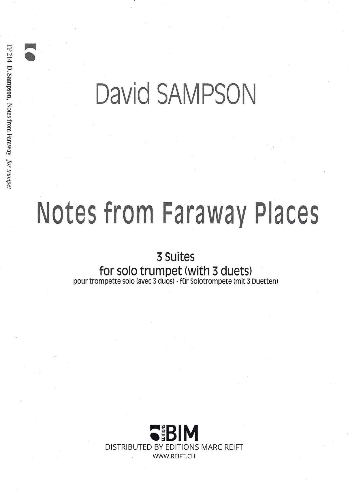 Sampson: Notes From Faraway Places
