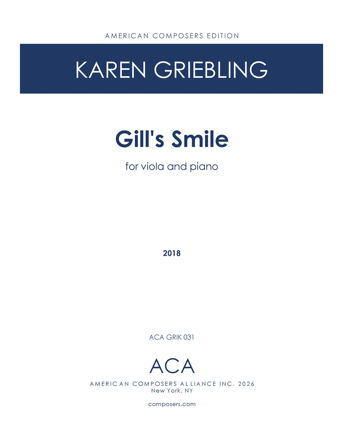 Griebling: Gill's Smile