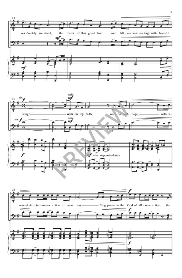 Brown: See the Victory Before Us and Walk On!