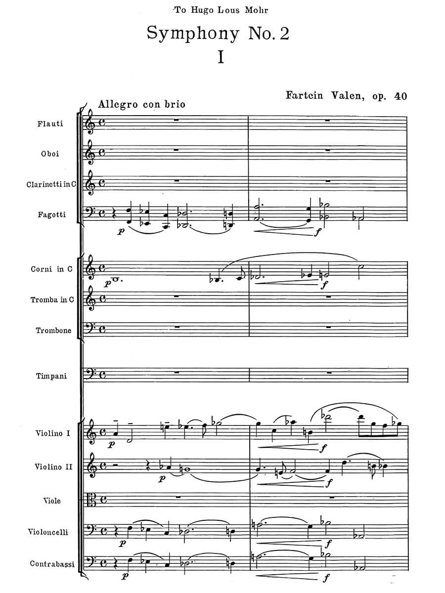 Fartein Valen: Symphony No. 2, Op. 40