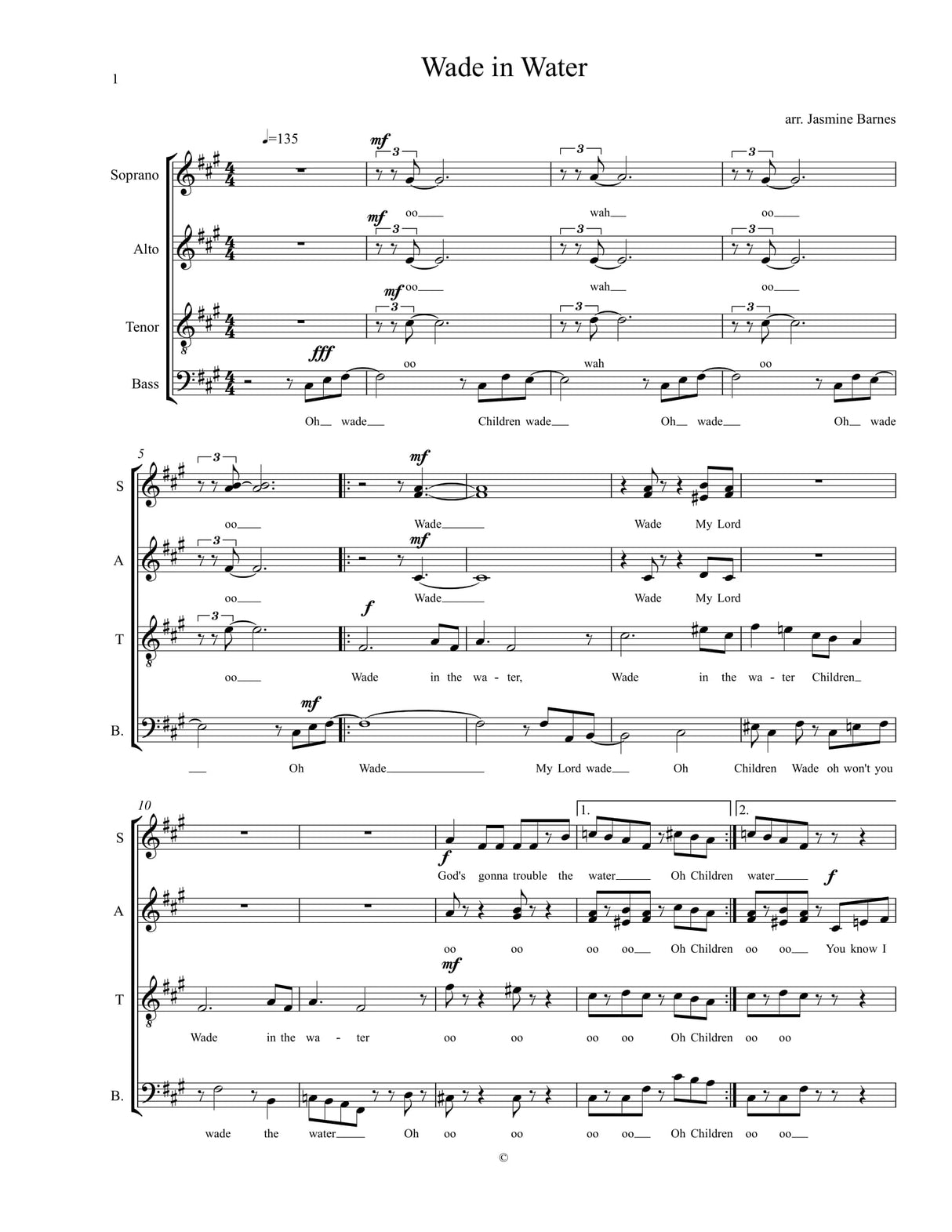 Barnes: Wade in the Water