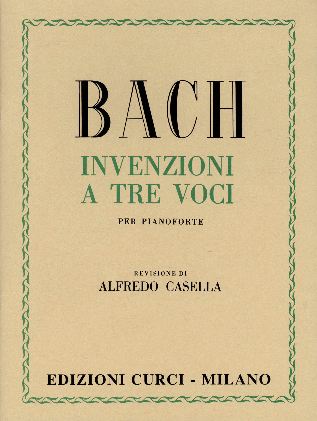 Bach: 15 3-Part Inventions, BWV 787-801