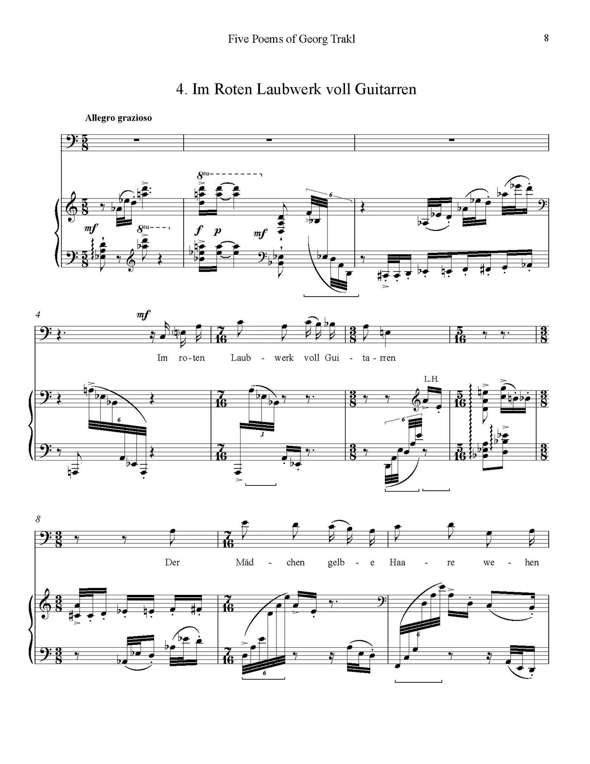 Shawn: Five Poems of Georg Trakl