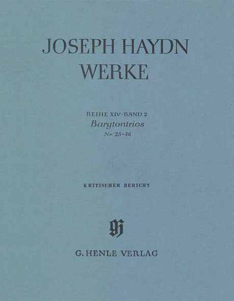 Haydn: Barytone Trios, Nos. 25-48