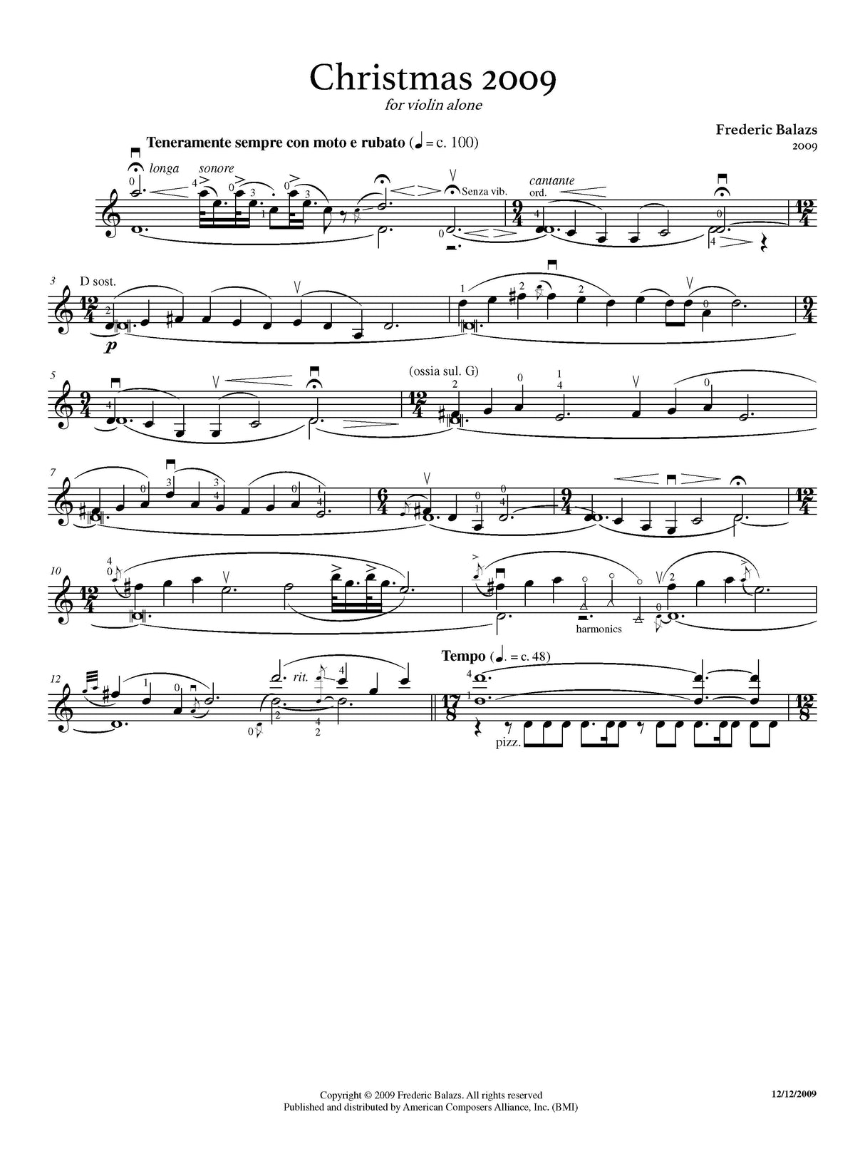 Balazs: Christmas 2009