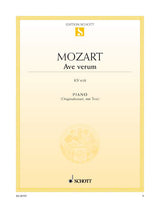 Mozart: Ave verum corpus, K. 618 (arr. for piano)