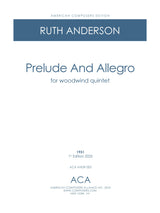 R. Anderson: Prelude and Allegro