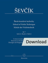 Ševčík: School of Violin Technique, Op. 1 - Book 4