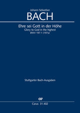 Bach: Ehre sei Gott in der Höhe, BWV 197a