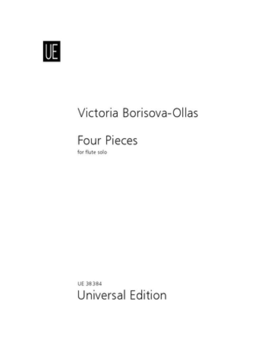 Borisova-Ollas: 4 Pieces for Flute Solo