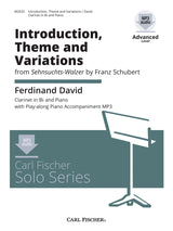 David: Introduction, Theme and Variations, Op. 8