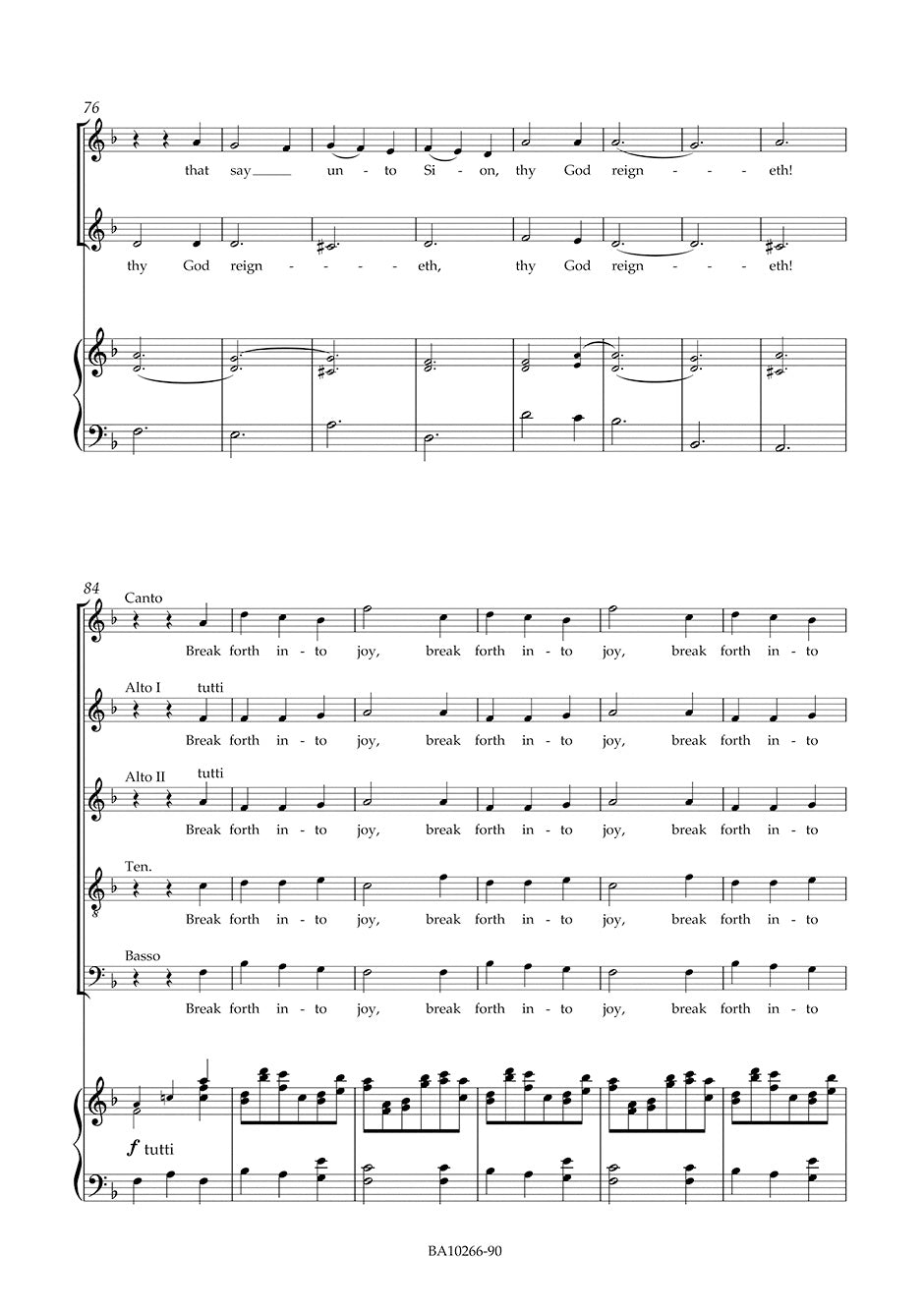 Handel: Anthem on the Peace, HWV 266 (267) – Ficks Music