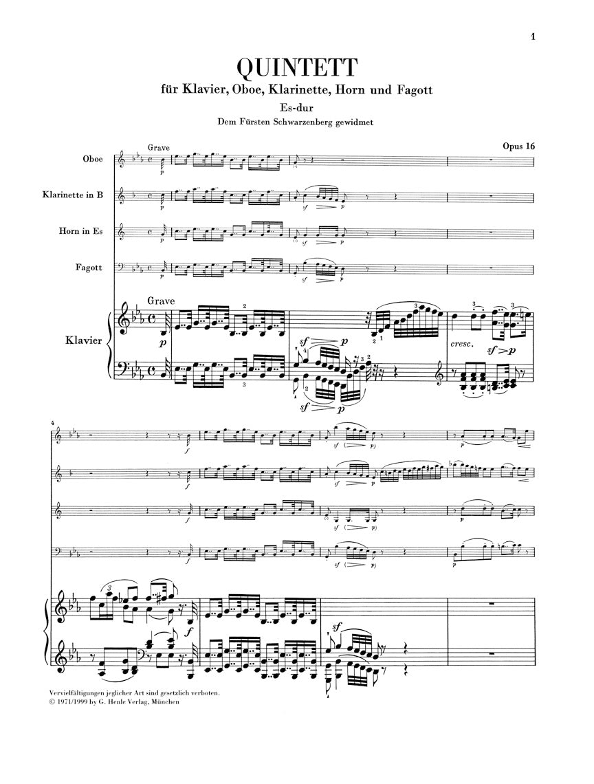 Beethoven: Quintet for Piano and Wind Instruments, Op. 16 – Ficks