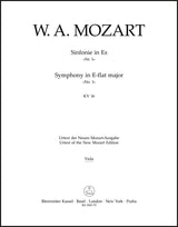 Mozart: Symphony No. 1 in E-flat Major, K. 16