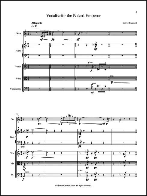 Clement: Vocalise for the Naked Emperor