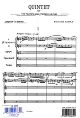 Arnold: Quintet for Brass, Op. 73