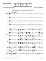 Barnes: Songs for The People