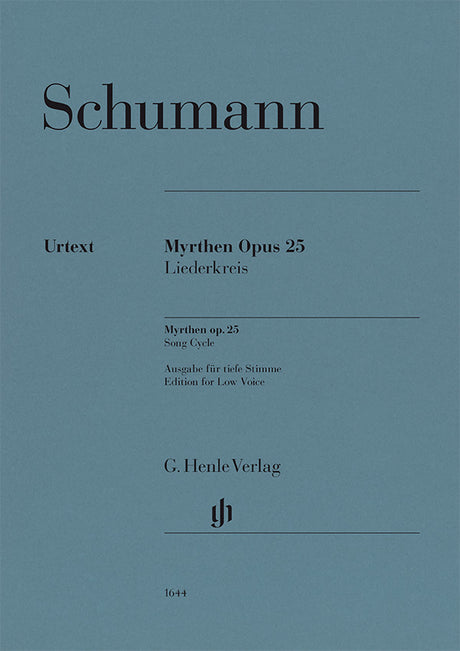 Schumann: Myrthen, Op. 25