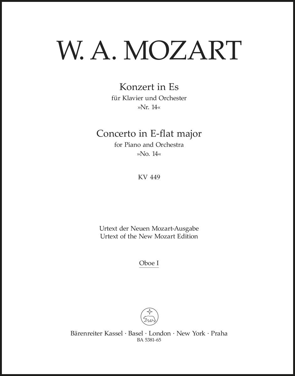 Mozart: Piano Concerto No. 14 in E-flat Major, K. 449 – Ficks Music