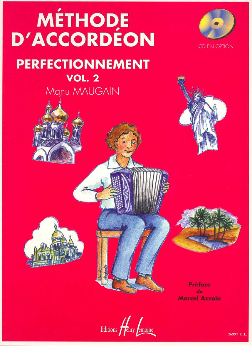 Maugain: Méthode d'accordéon - Volume 2 (Perfectionnement)