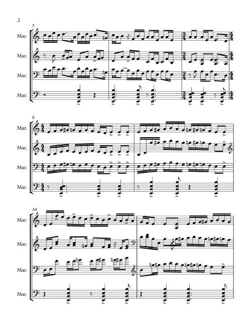 Dorman: Four Marimbas