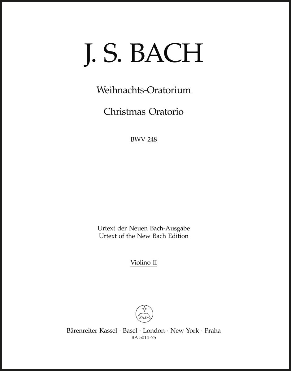 Bach: Christmas Oratorio, BWV 248
