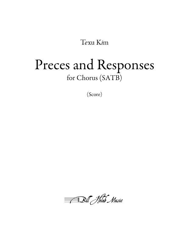 T. Kim: Preces and Responses