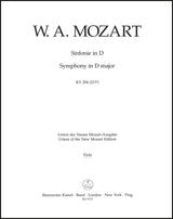 Mozart: Symphony in D Major
