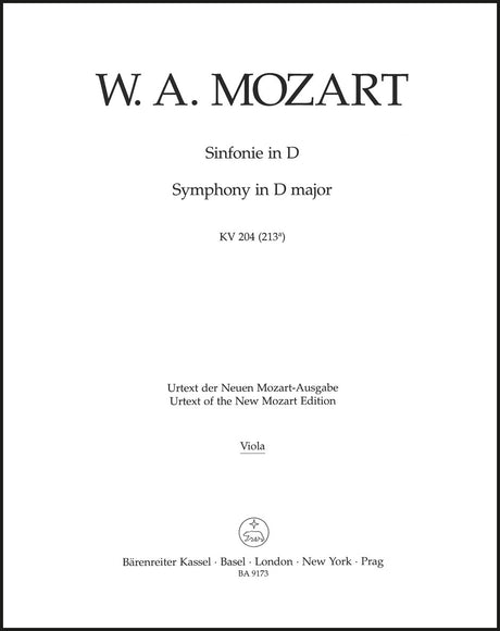 Mozart: Symphony in D Major