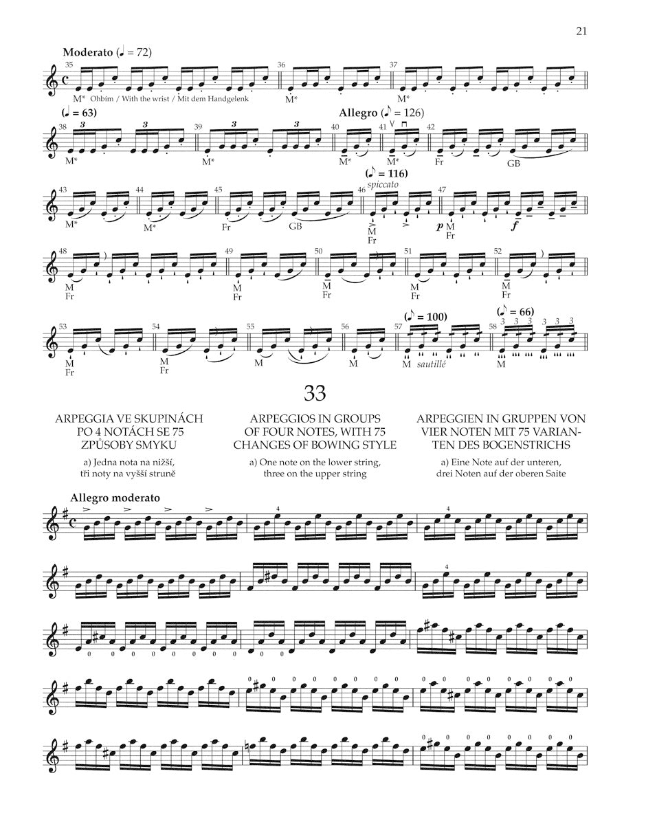Ševčík: School of Bowing Technique, Op. 2 - Book 2 – Ficks Music