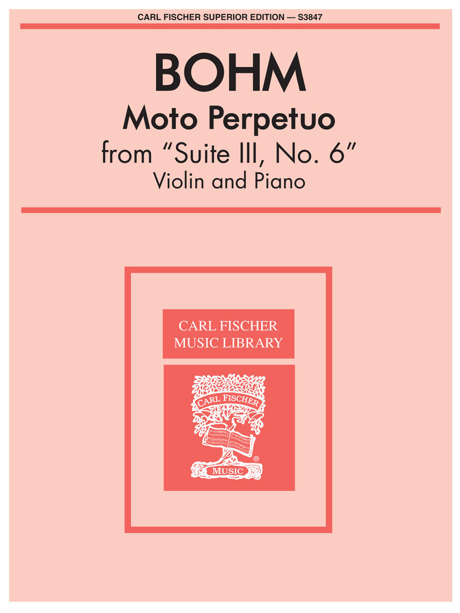 Bohm: Moto Perpetuo