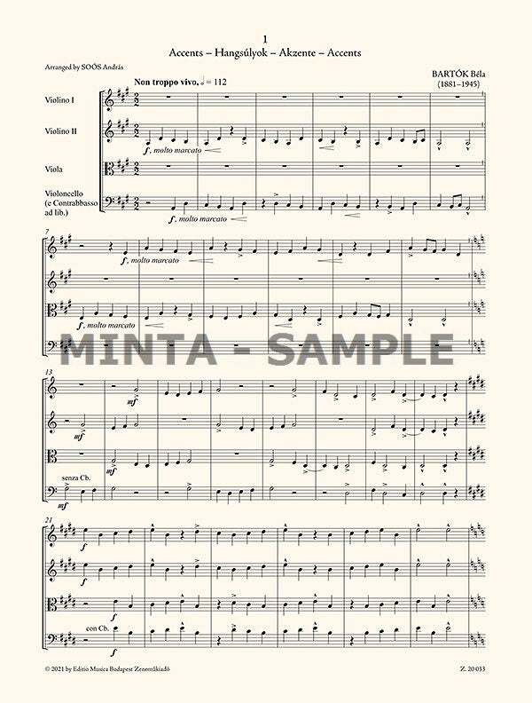 The Microcosm of String Ensemble Music - Volume 3 (Advanced)