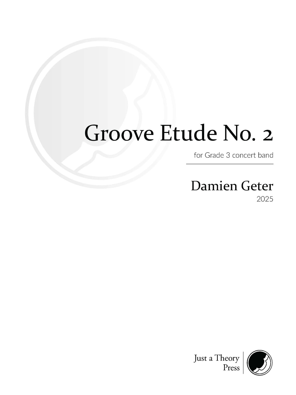 Geter: Groove Etude No. 2 (Version for Concert Band)