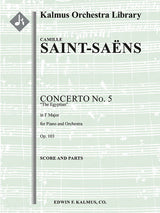 Saint-Saëns: Piano Concerto No. 5 in F Major, Op. 103