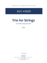 B. Weber: String Trio, Op. 19