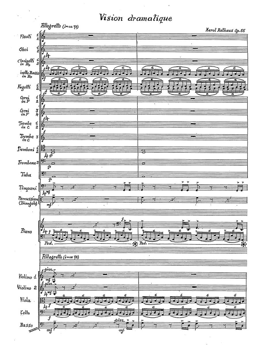 Rathaus: Vision dramatique, Op. 55
